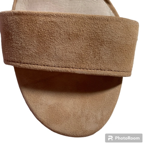 Louise et Cie Women's Shoes 7 M Leather Ankle Strap Blush Pink Open Toe Back Zip - Picture 10 of 12